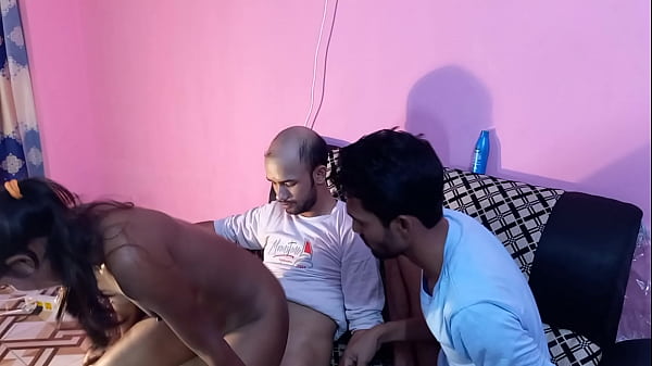 Rumpa21-The bengali gets fucked in the threesome, of course. But not only the black girls gets fucked, but also the two guys fuck each other in the tight pussy during the villag foursome. The sluts and the guys enjoy fucking each other in the foursome  