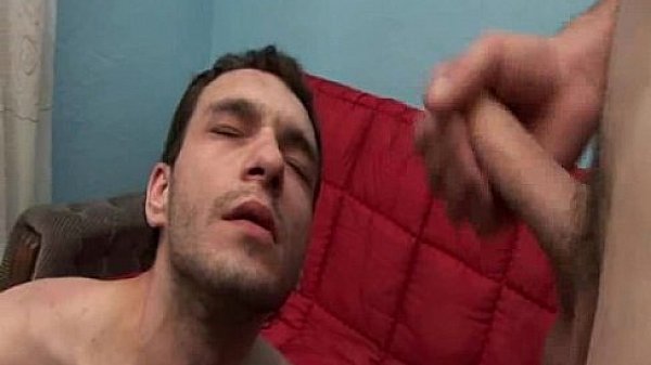 Cum hungry guy gets heavy creampie and facial