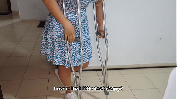 Doctor fucks horny blonde patient during medical consultation