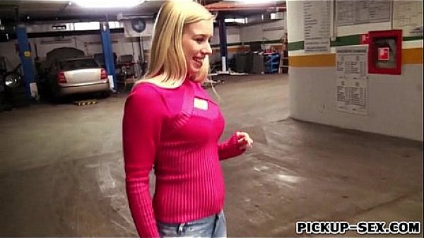 Sultry amateur blonde Eurobabe Ellen pounded for money