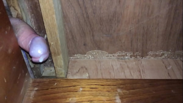 Wood Drawer Masturbation