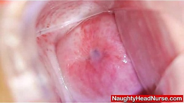 Head nurse practitioner in glasses teases her muff