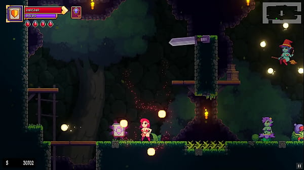 Scarlet Maiden [ sex games PornPlay ] Ep.10 watering the garden with pussy love juices