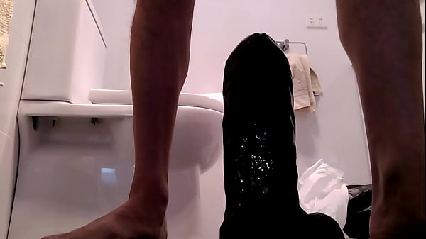 playing with my huge dildos 
