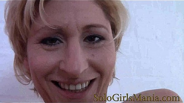 German slutty milf masturbating pussy  