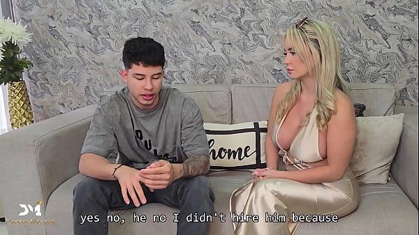 Sexy Lawyer collects her fees with good sex with an ex-convict with a huge cock - Danner Mendez & Tatiana Alvarez