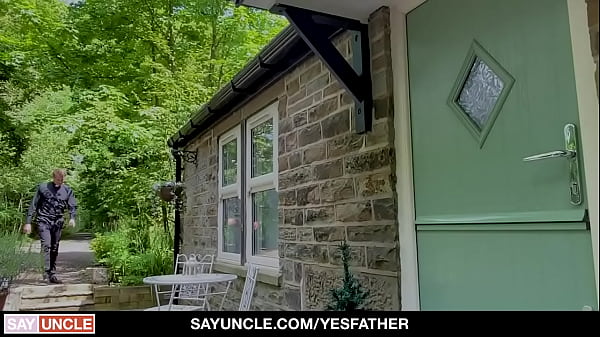 Hung catholic man fucks hunk raw at home  