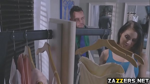 Johny bang brides ass right in the store