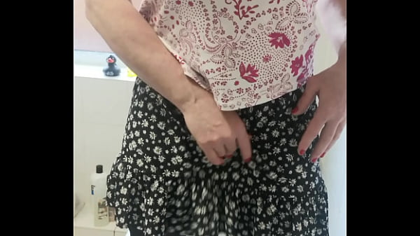 Wetting my panties and finger my wet dripping pussy