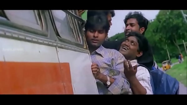 In public place pressing her boobs