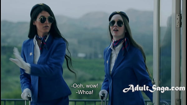 Trans Airhostess Fucks Her Female Colleague  