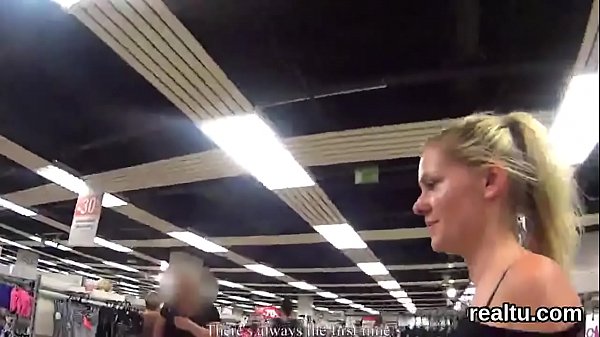 Perfect czech sweetie gets teased in the supermarket and fucked in pov