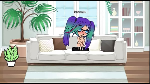 Gacha lady uses vibrator on her pussy  