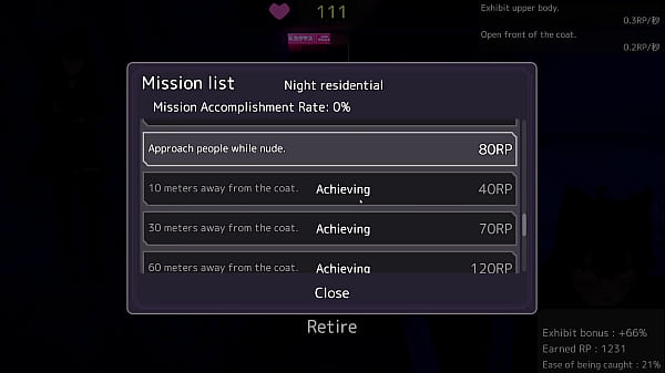 Seleka-San who Exposes unnoticed with Naked Coat -  100% - Real difficulty - In Streets in one try no fails  