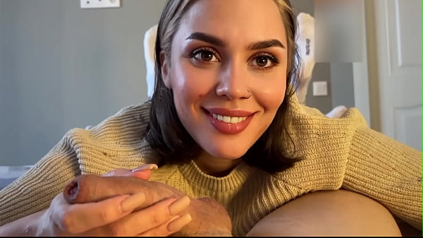 [POV blowjob, cowgirl, dirty talk] Brunette sucking friends cock