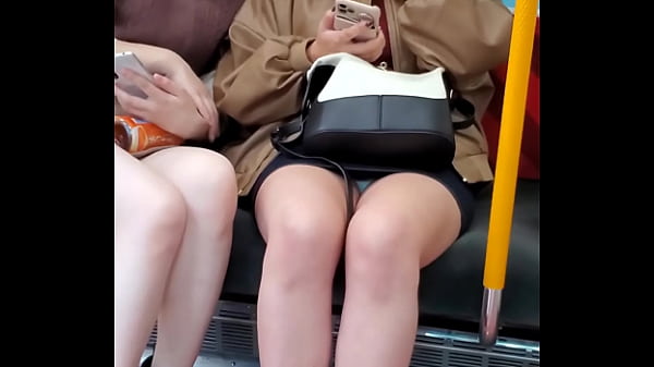 Couple Asian Women Teasing You On Train