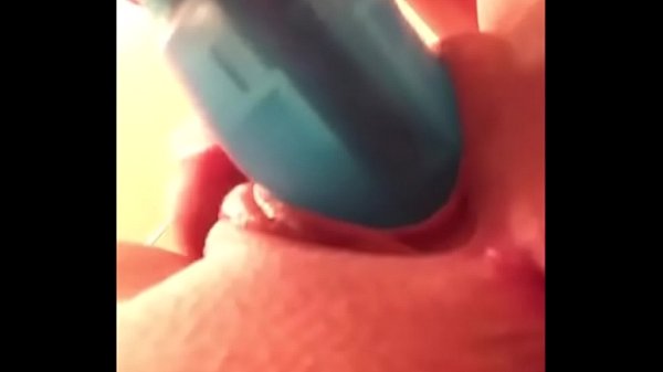 She Fucks Her Pussy WIth A Vibrating Dildo For Her Date