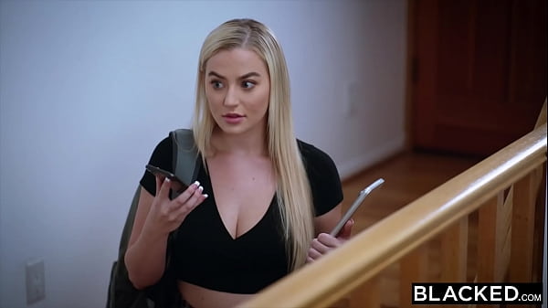 BLACKED Blonde coed cant resist BBC