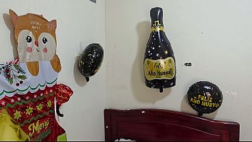 Por el culo a mi hijastra culona para celebrar a&ntilde;o nuevo  