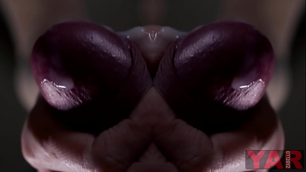 Art collage of gentle suction of a big dick 