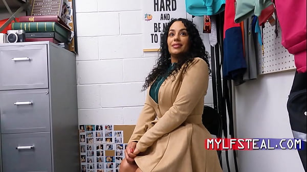 Latina MILF Shoplifter On Christmas Eve Bends Over  