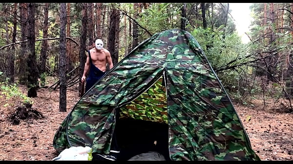 The monster found a lonely man in the forest and did his dirty deeds