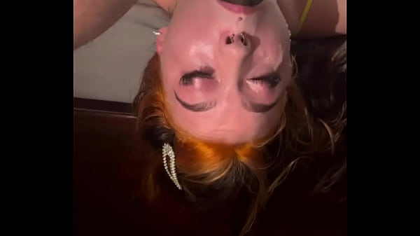 Husband watches young wife get deepthroated by BBC  