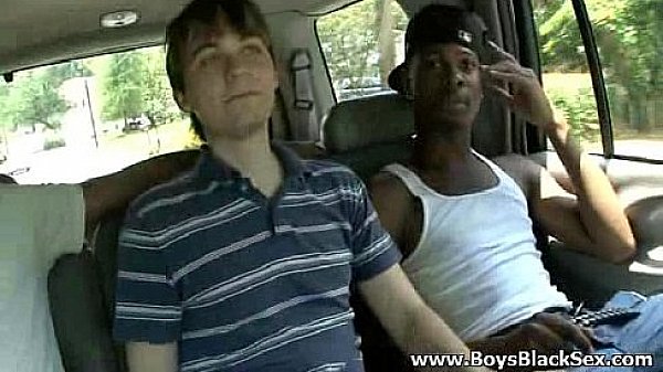 BlacksOnBoys - Gay black boys fuck hardcore white sexy twinks 12