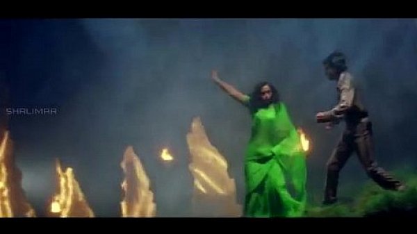 Soundarya dancing in hot saree looks