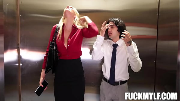 Stuck and Double Teamed in the Elevator Vanessa Cage, Elias Cash, Axel Haze