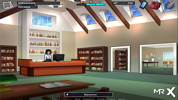 fucks girlfriend in the library