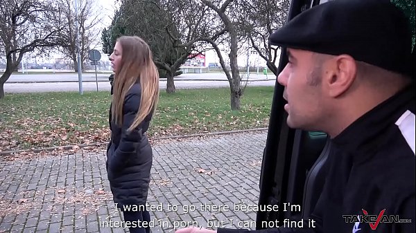 Bus station drive after wild fuck in van