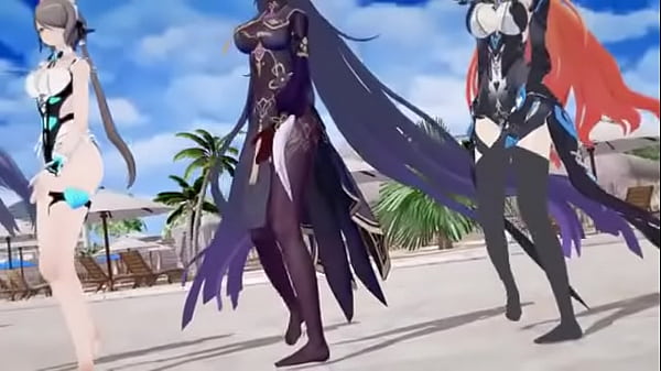 Pink Cat-Raiden Mei x Rita Rossweisse x Durandal (Bianka Ataegina)x Bronya Zaychik x Fu Hua cut