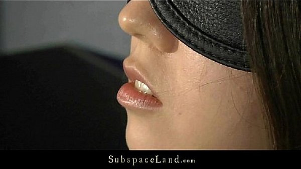Mini girl blindfolded and fucked in subspace