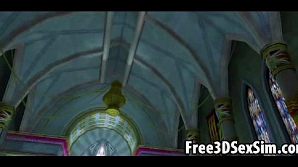 Sexy 3D cartoon hottie waiting for a cock