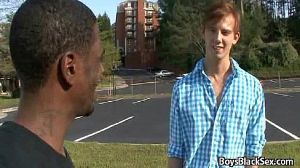 Blacks On Boys - Interracial Hardcore Gay Fuck Video 15