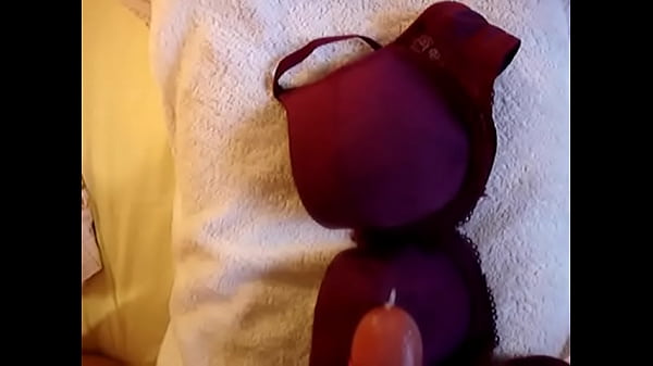 playing fleshlight and bra