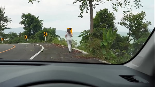 Met a young female athlete on a jog. I made her a protein shake with semen.