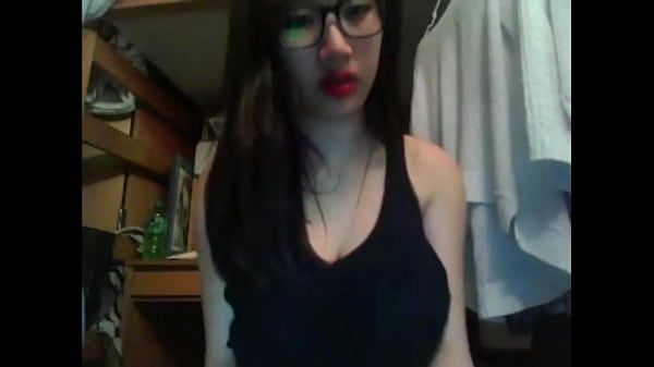 Nerdy Asian show her big tits to study partner - Watch Part2 on myteencamxxx.com