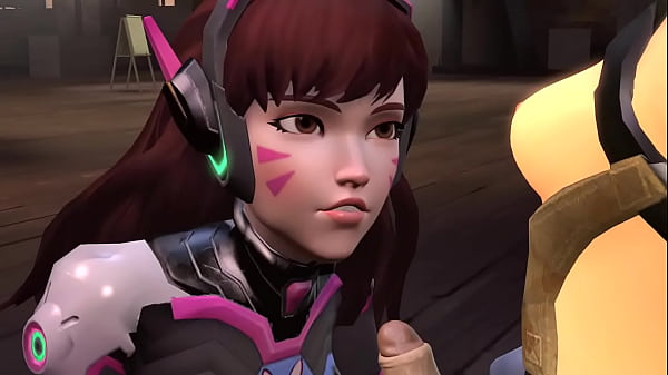 Futa Tracer fucking Dva  