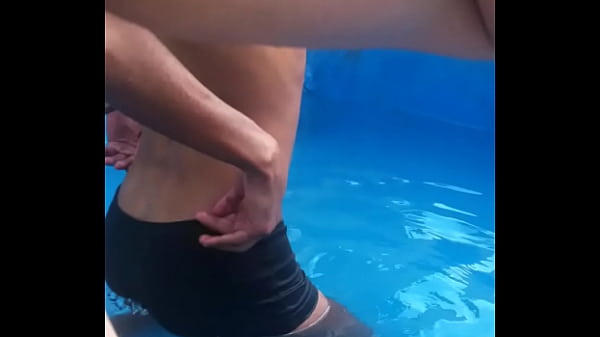fun in the pool waiting for big dick in brazil