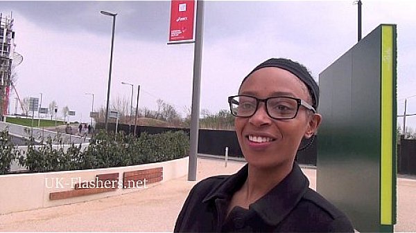 Ebony amateur babe Melanies public flashing and outdoor black exhibitionists