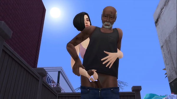 Cheating Wife Fucks Homeless Man in Front of Husband - DDSims