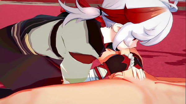 Genshin Impact Yaoi - Kazuha Handjob and blowjob to Tartaglia 
