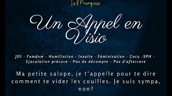 Un Appel en Visio - French audio femdom JOI 