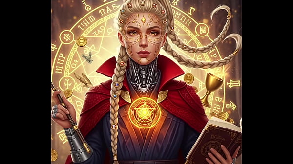 Animated AI Android Alita  