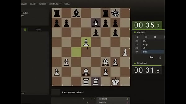 chess opponent got fucked in the chess board  
