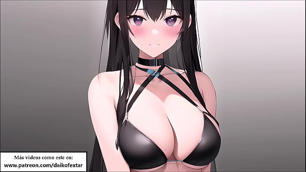 Instrucciones para masturbarse usando guantes. Waifu hentai, voz espa&ntilde;ola.