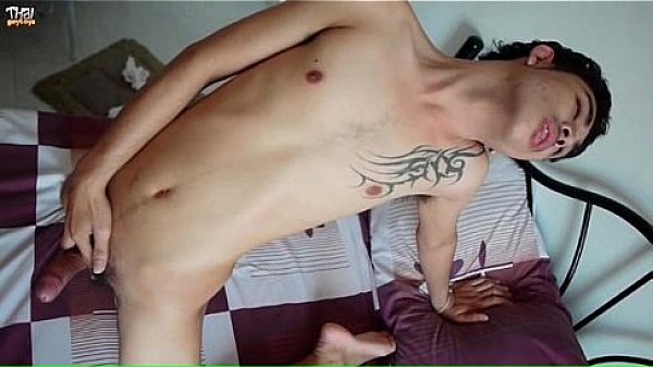 Thai Twink Kai loves stroking his cock