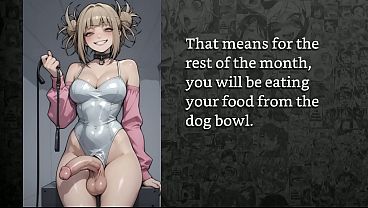 Futanari step-sister Himiko Toga makes you her personal slut and gives you a cei